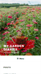 Mobile Screenshot of mygardendiaries.com