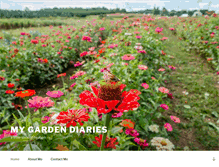 Tablet Screenshot of mygardendiaries.com